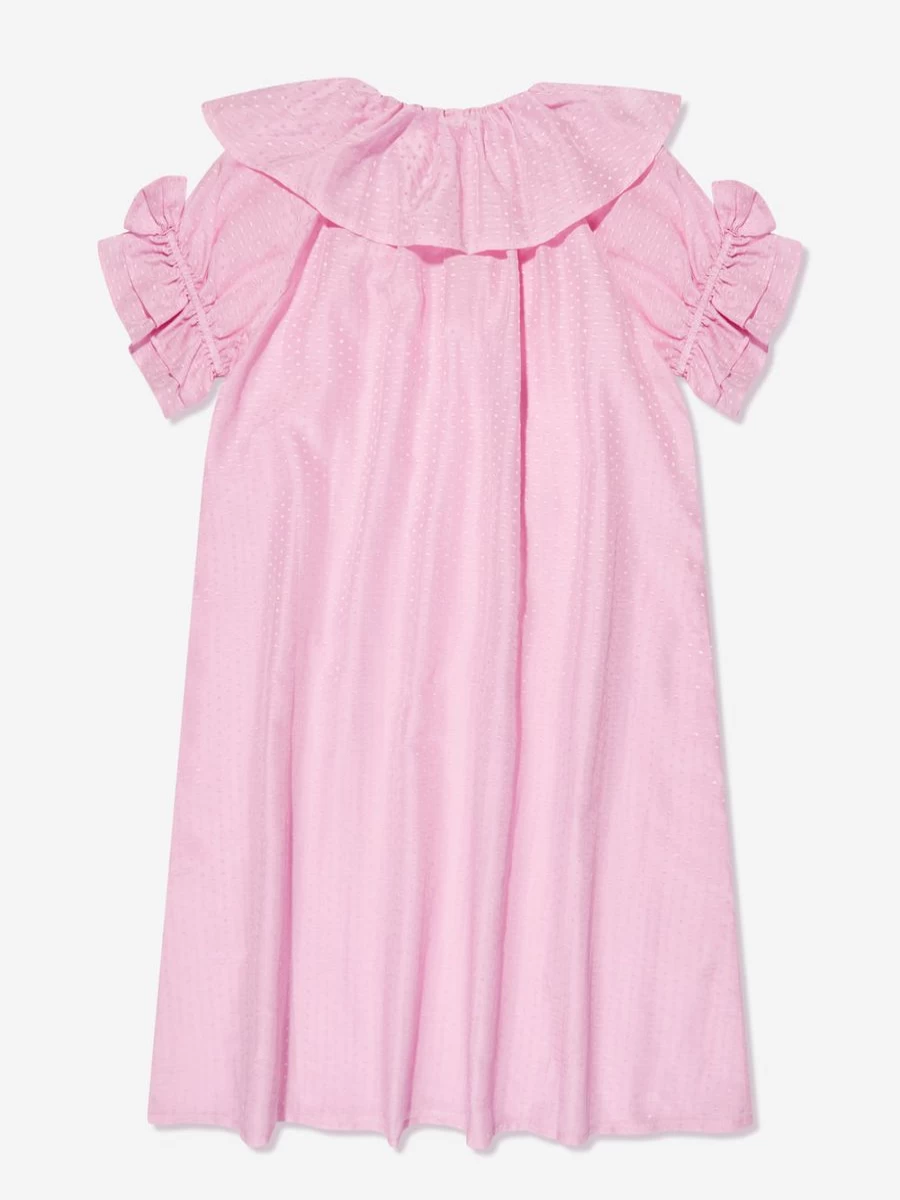 Amiki Girls Violet Silk Amara Nightdress - Luxurious Children's Sleepwear
