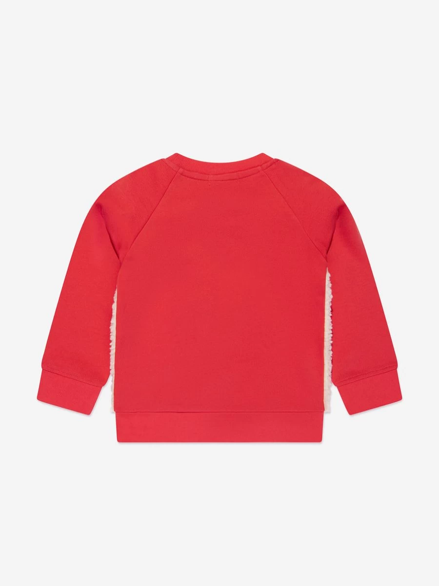 Stella McCartney Kids Boys Red Bear Print Sweatshirt