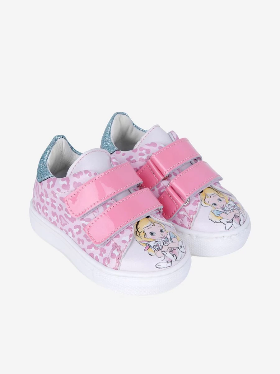 Monnalisa Girls Alice In Wonderland Themed Sneakers for Kids