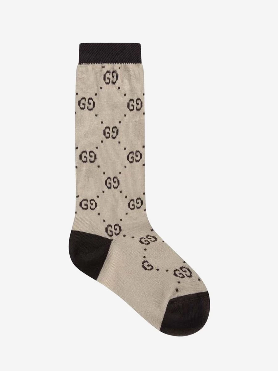 Gucci Kids Girls Cotton GG Logo Socks for Women and Men Unisex Comfortable Casual