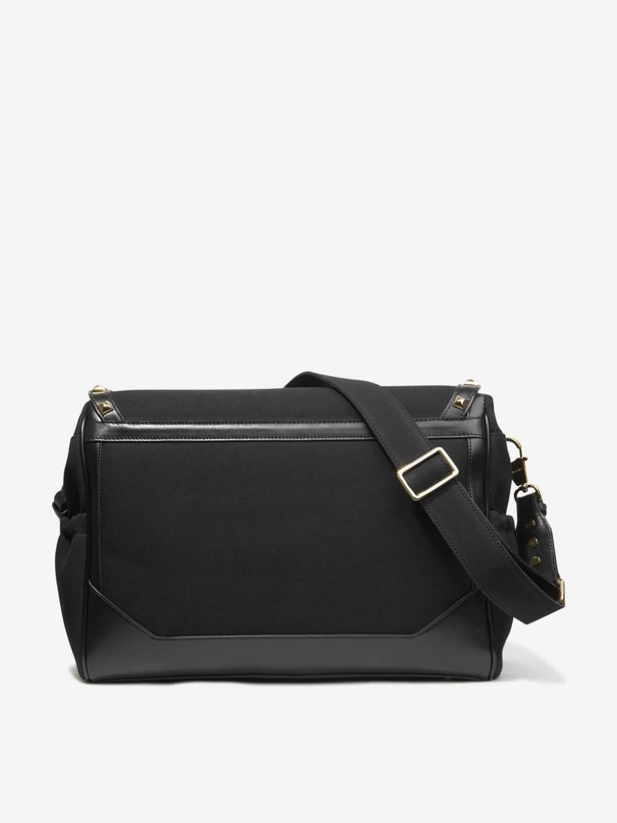 Balmain Baby Changing Bag - Stylish Black Diaper Bag for Infants