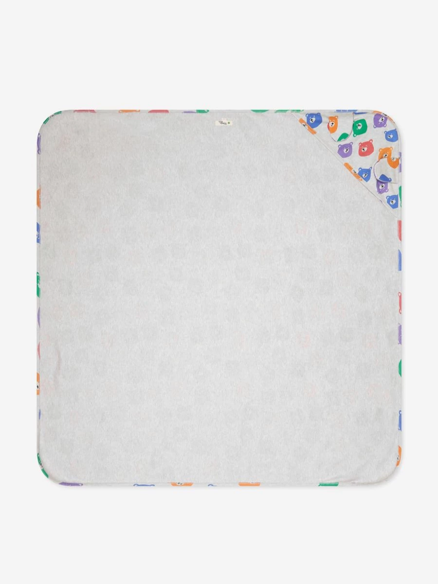 The Bonnie Mob Baby Bears Hooded Blanket - Soft Multicolour Unisex Infant Snuggle Wrap