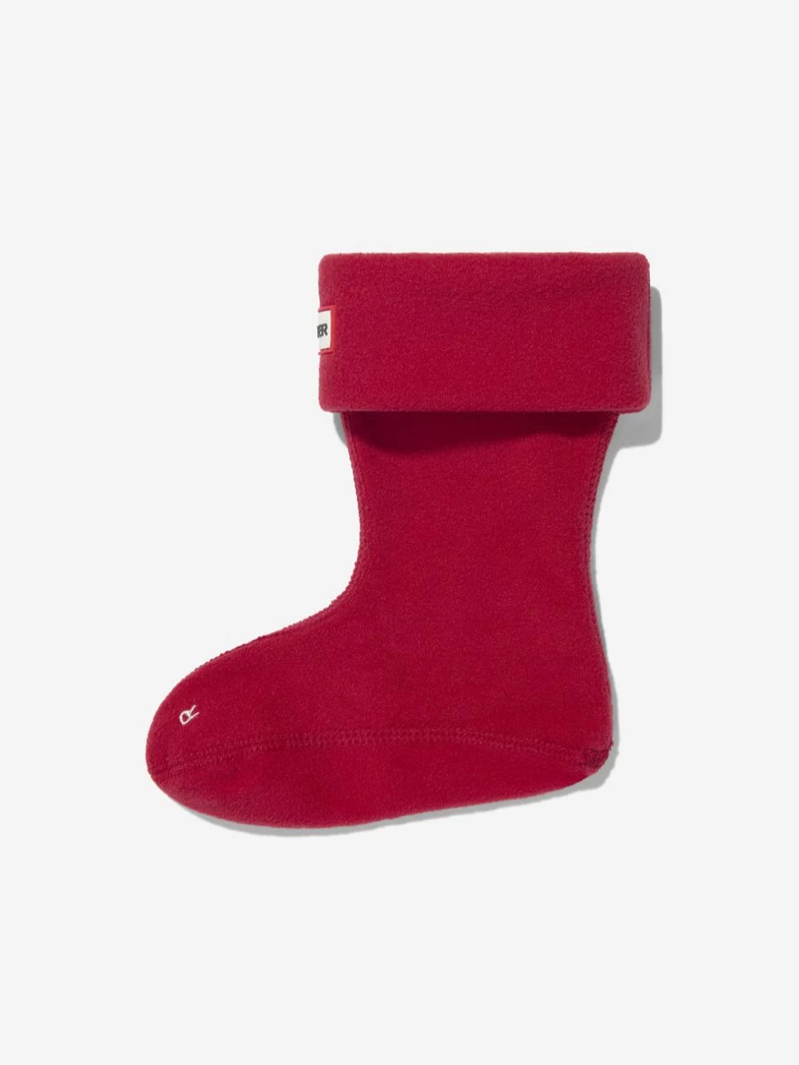 Hunter Girls' Eco-Friendly Fleece Boot Socks - Soft Recycled Warm Kids' Socks