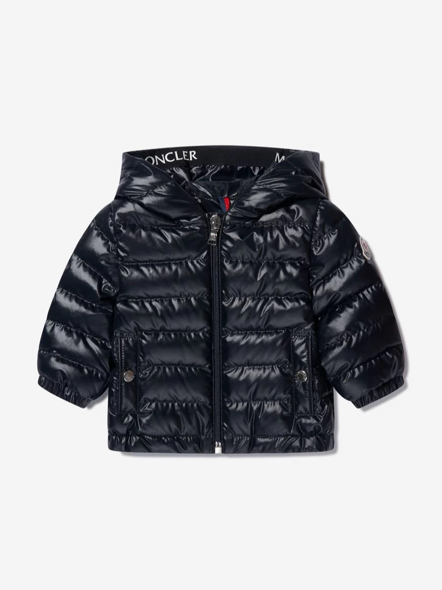 Moncler Enfant Baby Boys Navy Down Padded Sesen Jacket - Warm Winter Coat