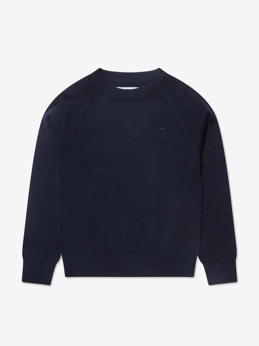 Trussardi Boys Navy Hershel Sweatshirt for Kids - Classic Cotton Pullover