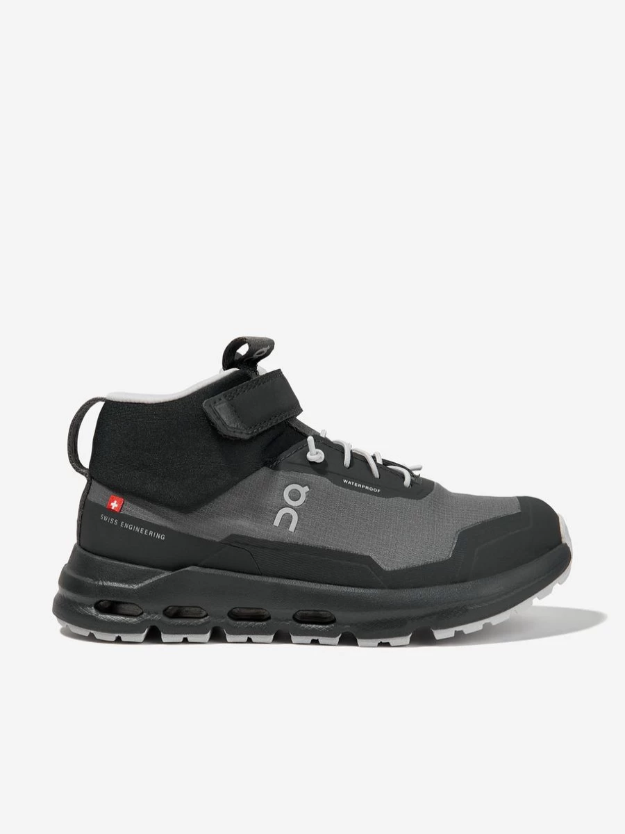 On Running Cloudhero Mid Waterproof Girls' Grey Trail Running Shoes