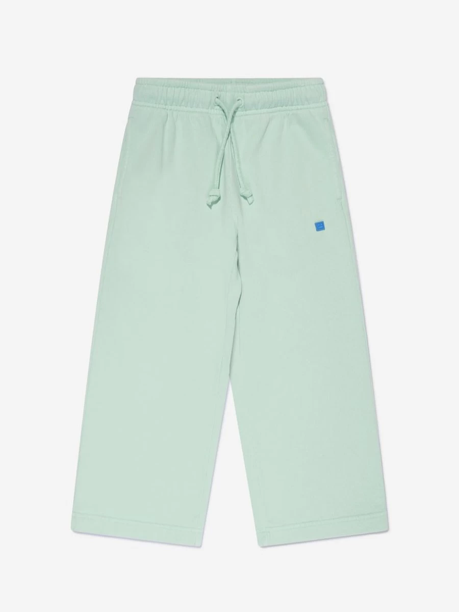 Acne Studios Boys Green Kids Logo Joggers | Childsplay Clothing