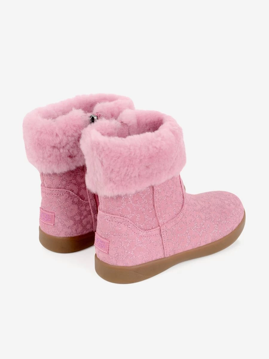 UGG Jorie Glitter Leopard Boots for Girls | Sparkly Winter Booties