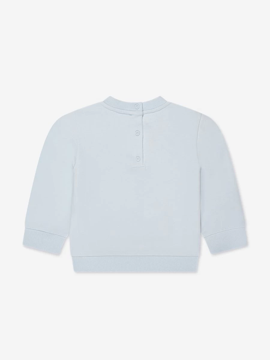 Fendi Kids Baby Blue Logo Sweatshirt for Infants