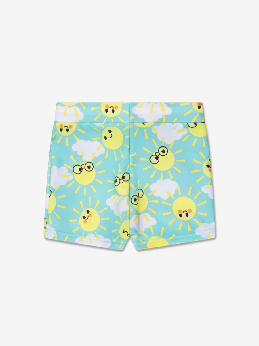 The Bonnie Mob Baby Boys' Blue Sunshine Swim Shorts