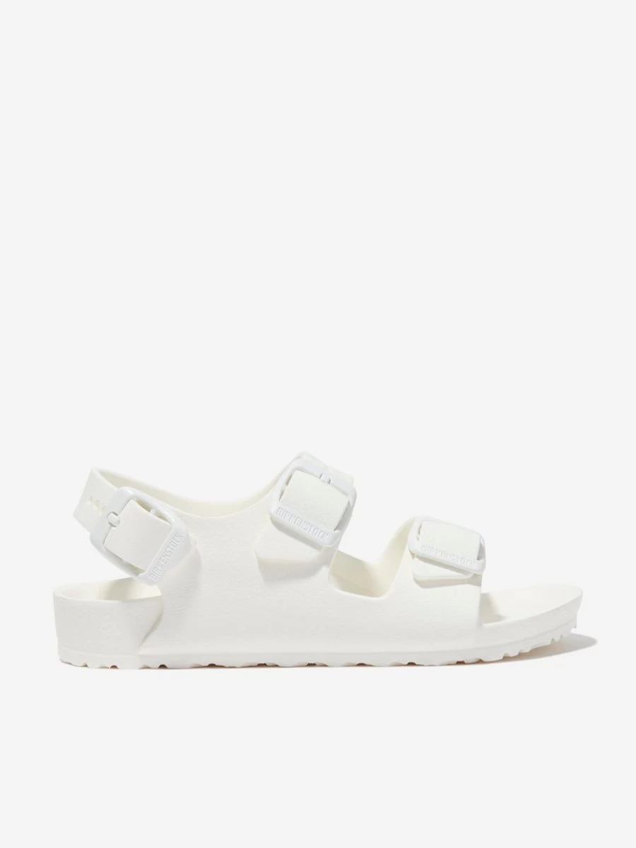BIRKENSTOCK Kids Milano White Eva Sandals for Teens | Comfortable & Durable Footwear