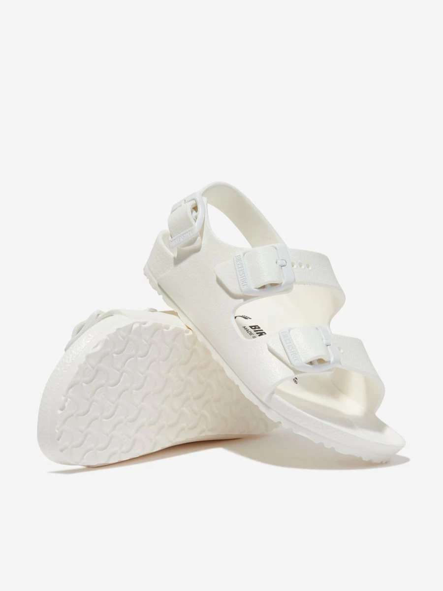 BIRKENSTOCK Kids Milano White Eva Sandals for Teens | Comfortable & Durable Footwear
