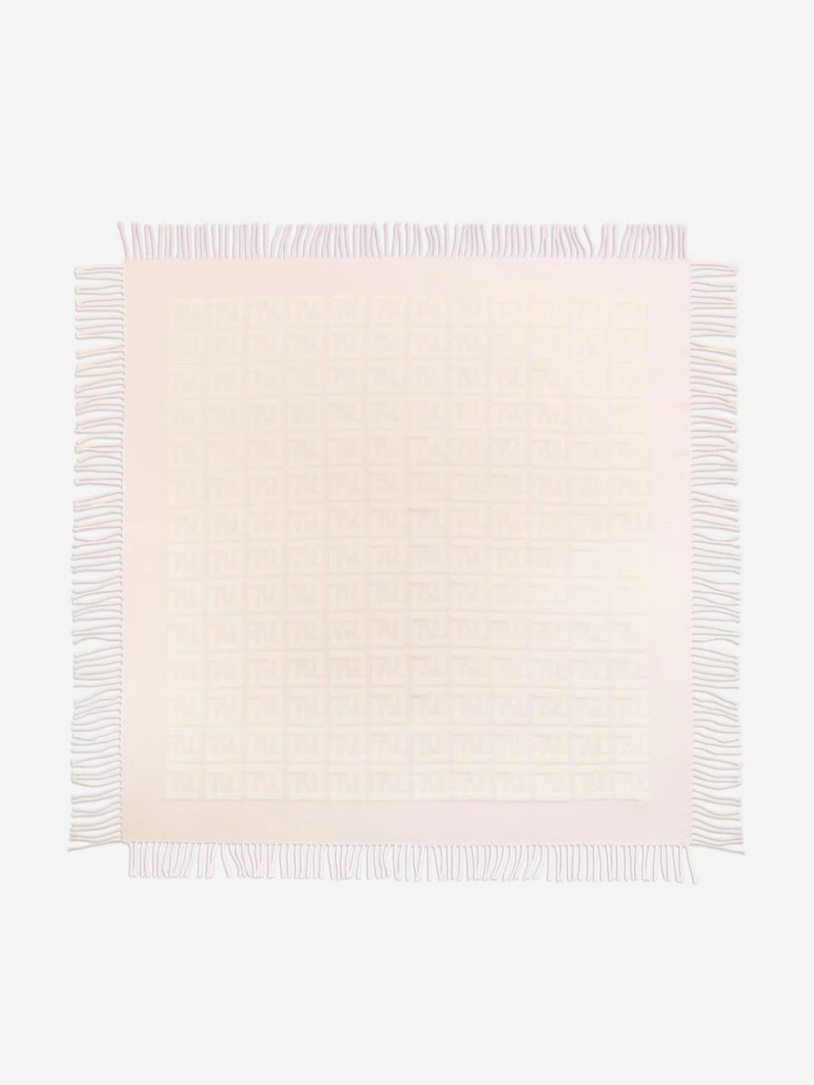 Fendi Kids Baby Wool FF Logo Blanket - Luxurious Soft Blanket for Infants & Toddlers by Childsplay Clothing