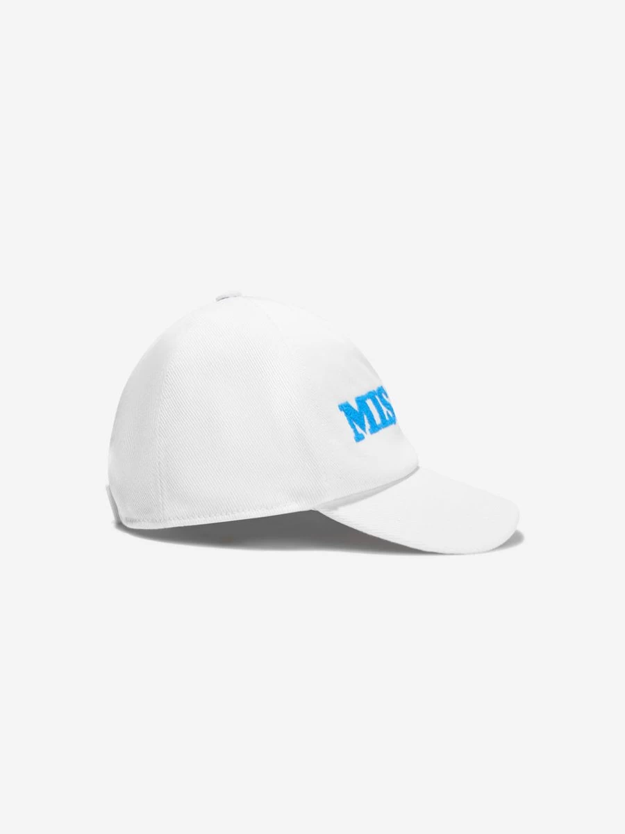 Missoni Teen White Logo Cap for Kids – Stylish & Comfortable