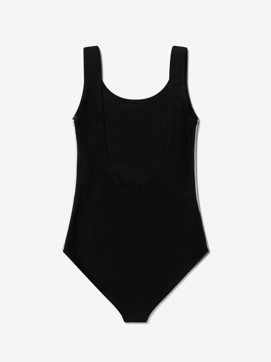 BOSS Teen Girls Black Logo One-Piece Swimming Costume