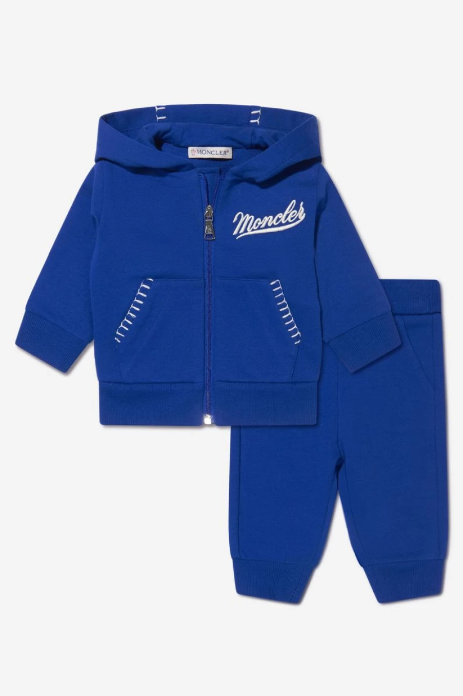 Moncler Enfant Baby Boys Blue Baseball Tracksuit - Sporty Outfit for Toddlers