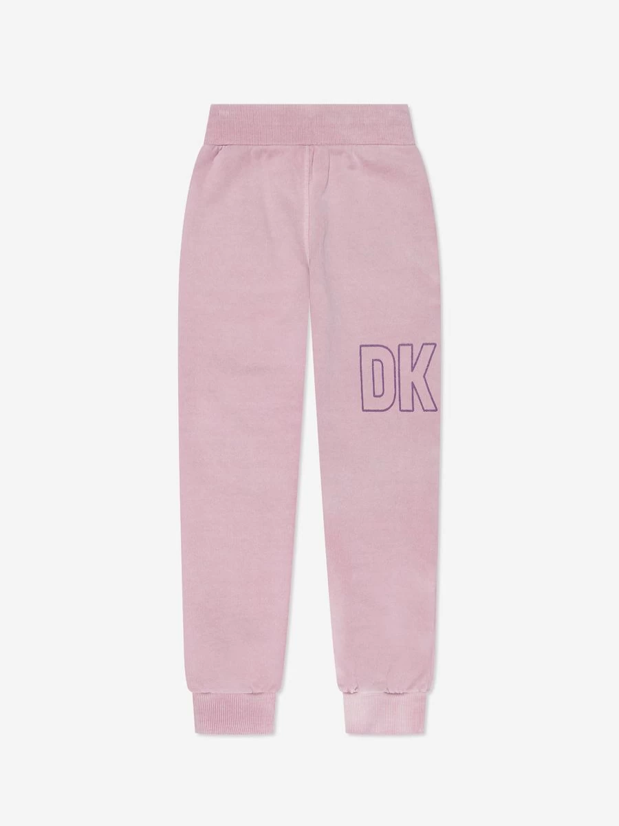 DKNY Boys' Purple Logo Joggers for Kids - Comfortable Athletic Pants