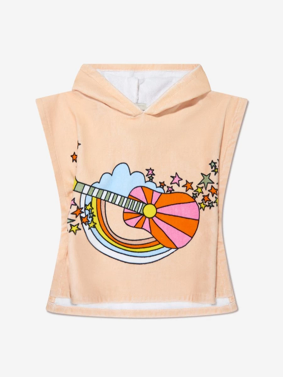Stella McCartney Kids Baby Girls Pink Towel Cover Up Hooded Bathrobe