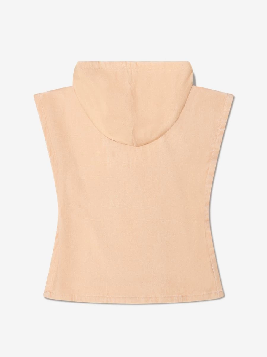 Stella McCartney Kids Baby Girls Pink Towel Cover Up Hooded Bathrobe