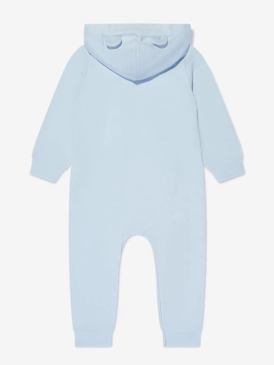 Dolce & Gabbana Kids Baby Blue Hooded Onesie for Boys