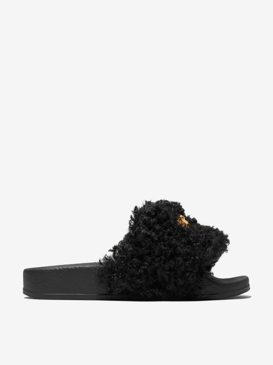 Versace Kids Fluffy Medusa Slide Sandals for Teens - Luxury Sliders by Childsplay Clothing