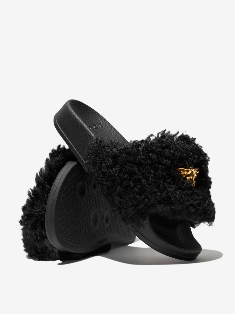 Versace Kids Fluffy Medusa Slide Sandals for Teens - Luxury Sliders by Childsplay Clothing