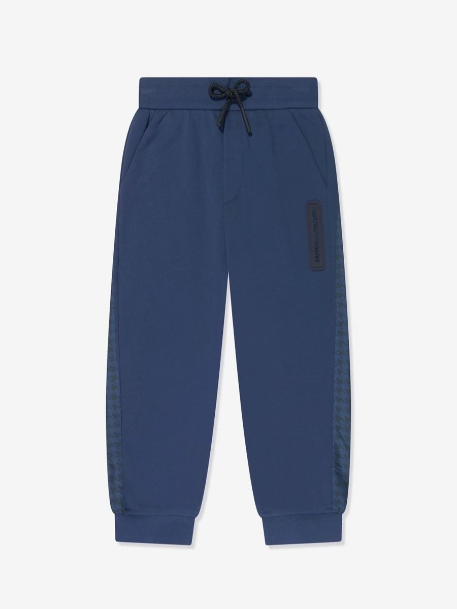 Emporio Armani Teen Boys' Blue Logo Joggers - Stylish Casual Pants