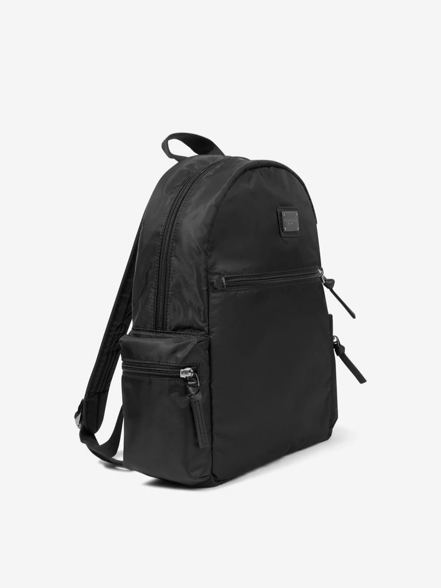 Dolce & Gabbana Kids Boys Black Branded Backpack for School and Travel