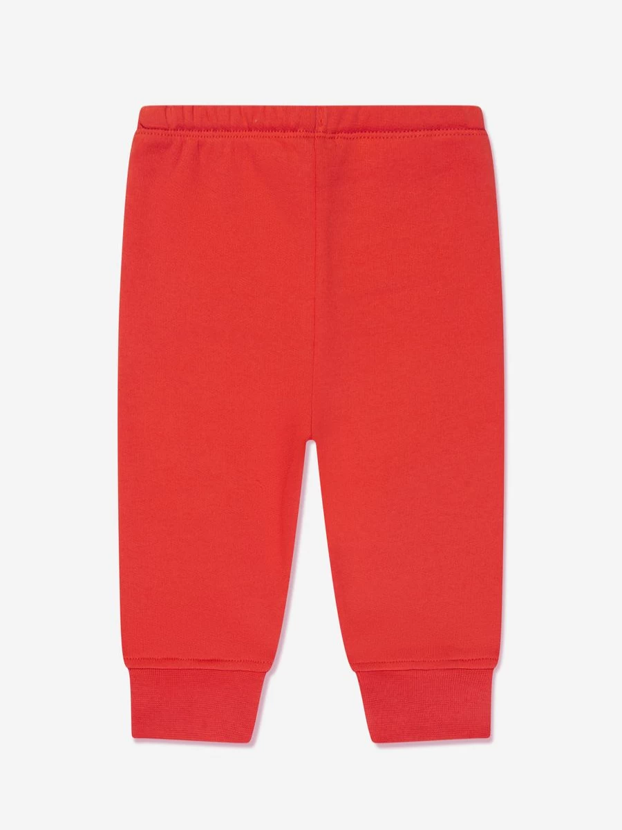 Stella McCartney Kids Baby Girls Red Heart Print Joggers Pants