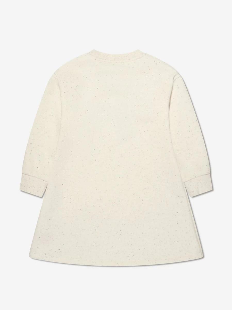 KENZO KIDS Teen Beige Logo Sweater Dress for Girls