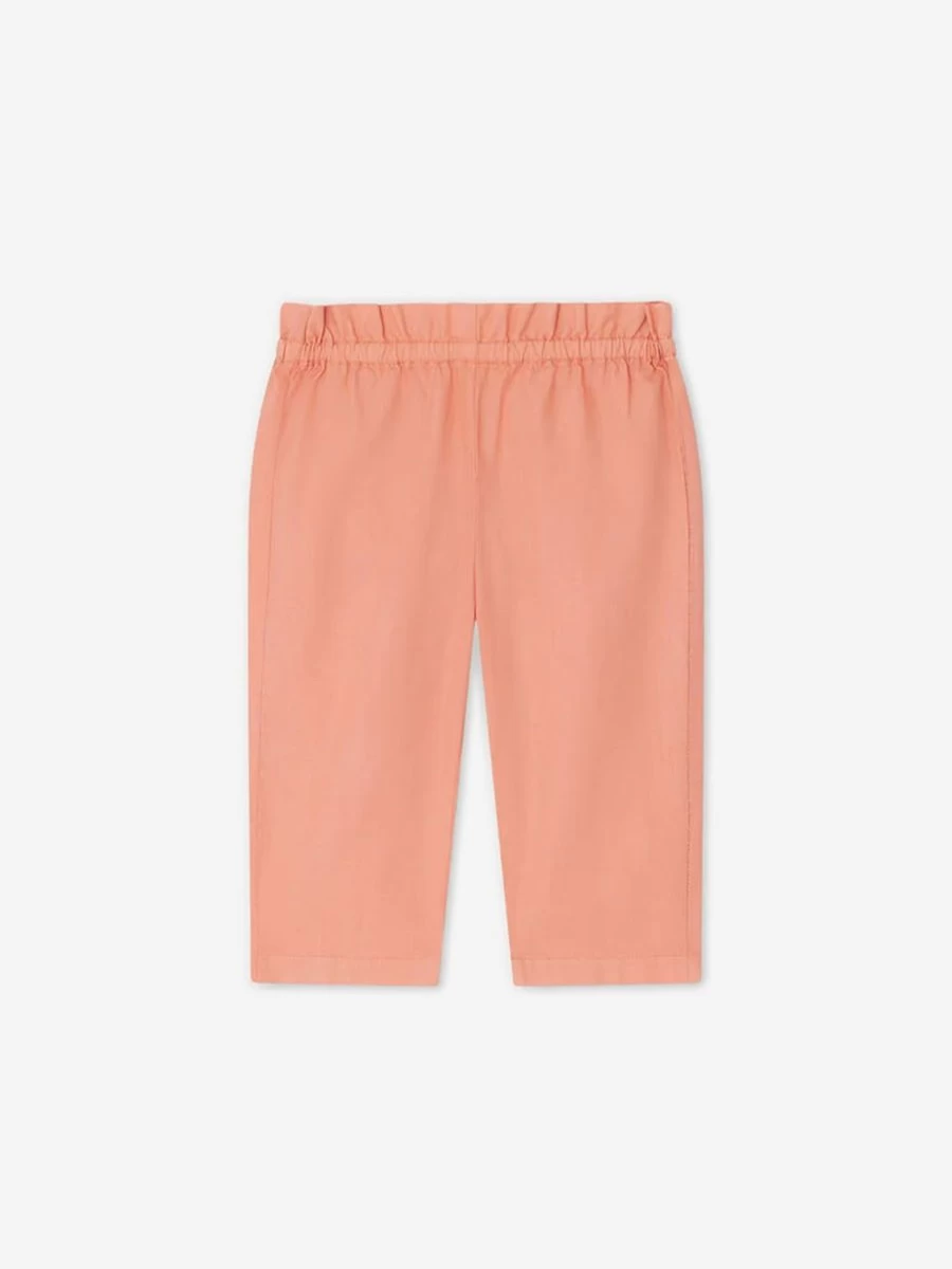 Bonpoint Girls' Luciole Orange Trousers for Baby Girls