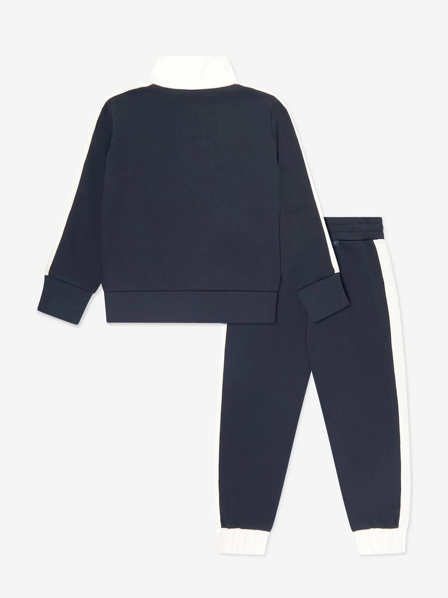 Moncler Enfant Boys' Black Logo Tracksuit for Teens - Stylish & Comfortable