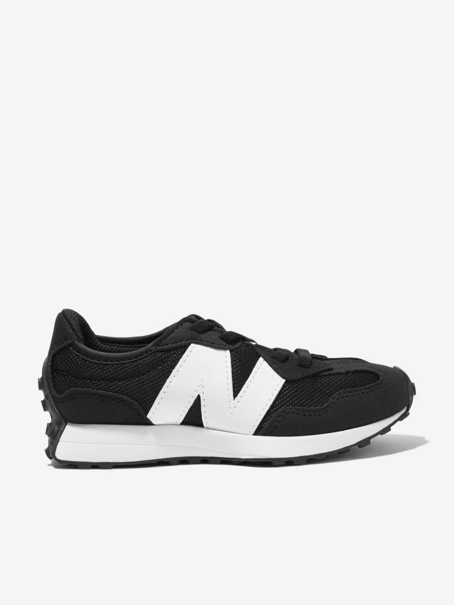 New Balance Kids 327 Sneakers for Boys - Black Athletic Training Shoes