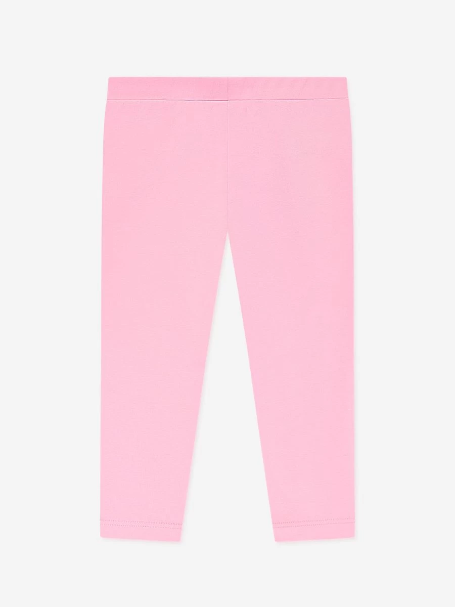 Moschino Kids Baby Girls Pink Logo Leggings for Toddlers