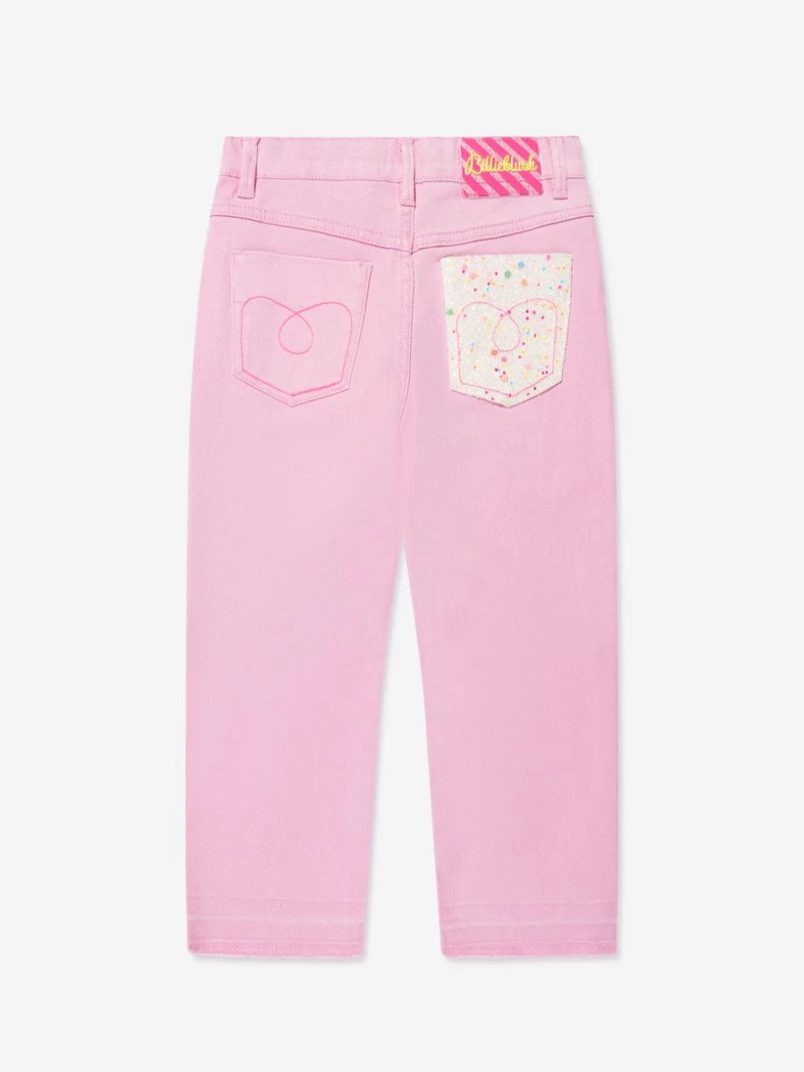 "Billieblush Teen Girls' Pink Twill Trousers | Stylish & Comfortable"