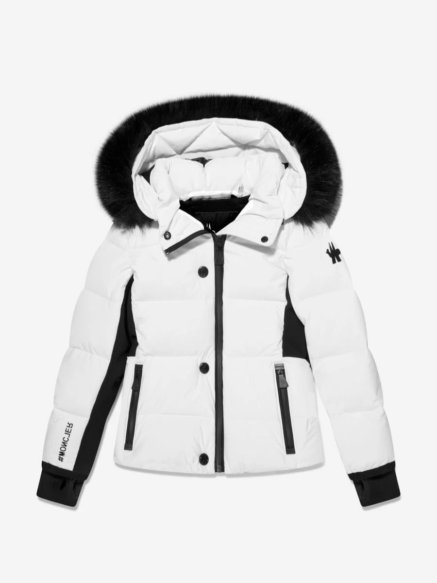 Moncler Enfant Girls Down Padded Jacket - Warm Winter Coat for Kids