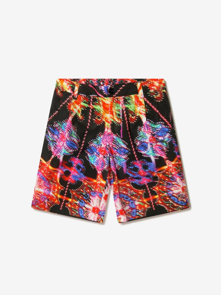 Dolce & Gabbana Kids Boys Light-Up Bermuda Shorts with Illumination