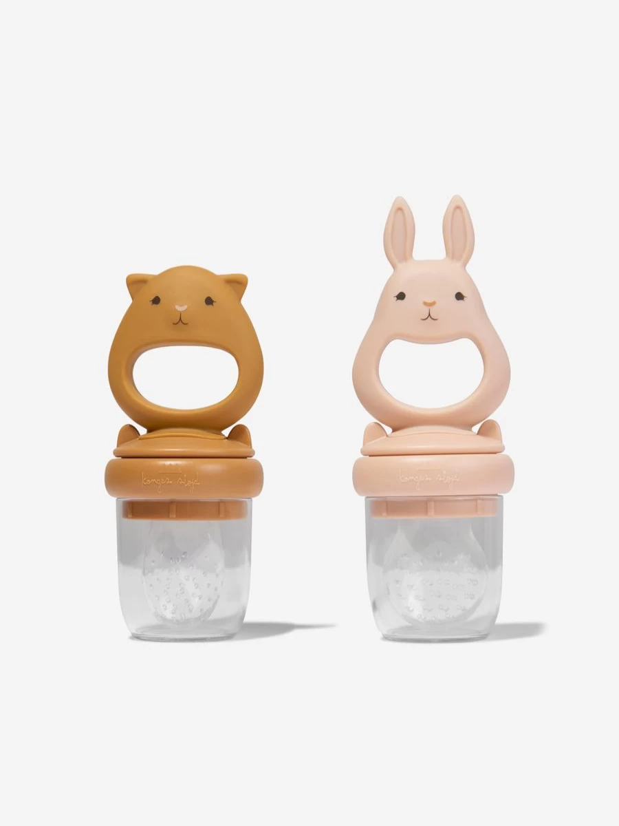 Konges Slojd Silicone Fruit Feeder Pacifier for Babies - Safe Teething Toy for Infant Girls & Boys