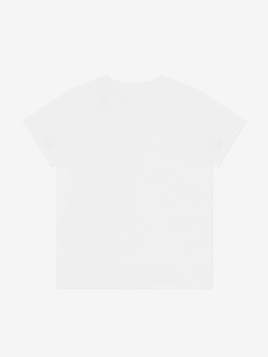 Moschino Kids Baby Boys White Milano Logo T-Shirt