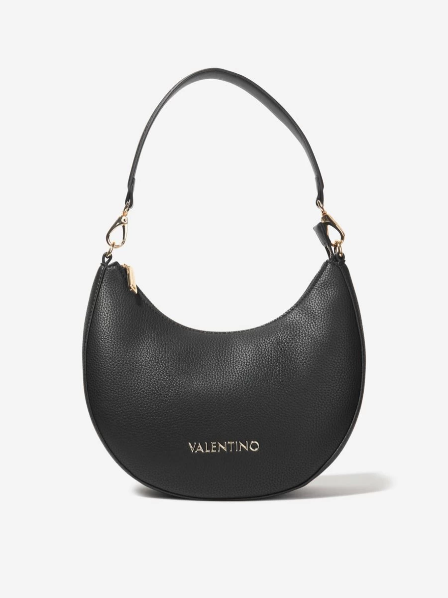 Valentino Girls Alexia Black Shoulder Bag 45.9cm Luxury Designer Handbag