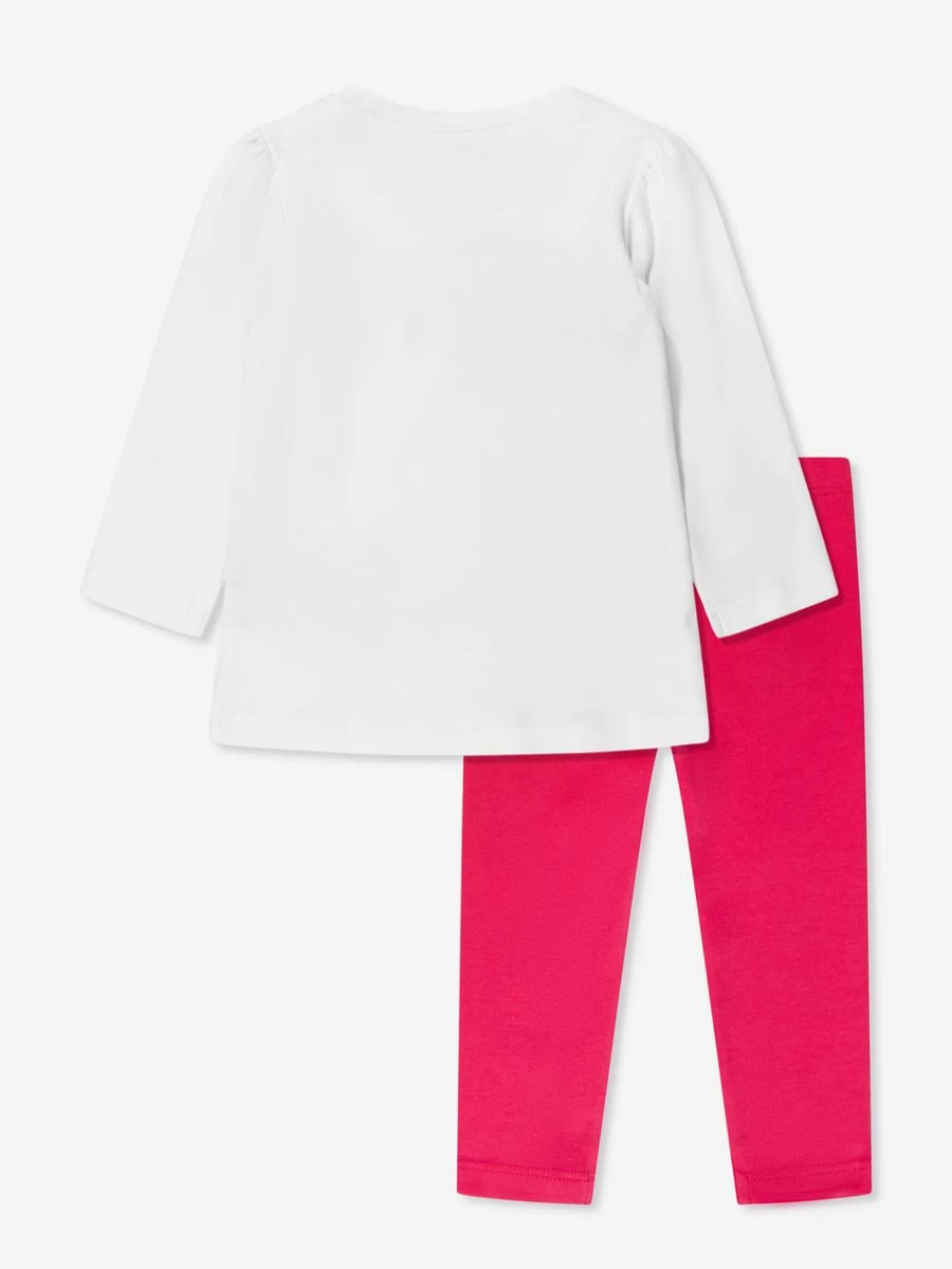 Guess Girls' White Leggings Set for Baby & Toddler - Soft & Comfortable