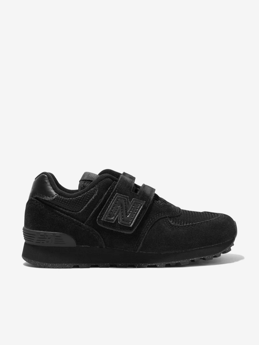 New Balance 574 Black Girls' Kids Running Trainers