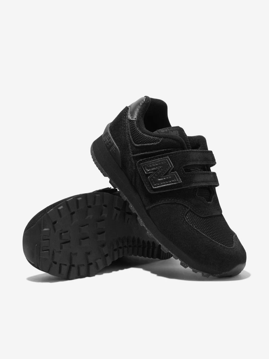New Balance 574 Black Girls' Kids Running Trainers