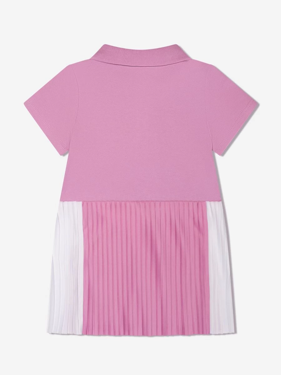 Emporio Armani Baby Girls Pink Pleated Dress