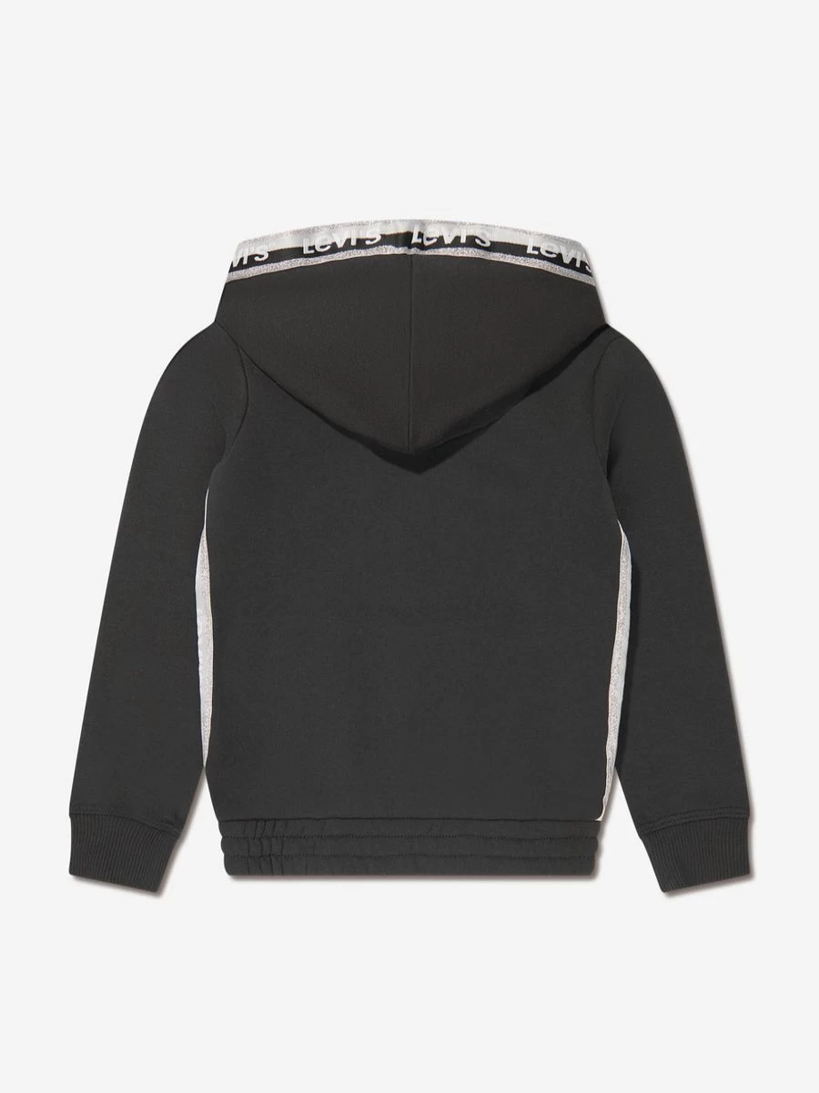 Levi's Kids Girls' Black Hoodie for Meet and Greet Events