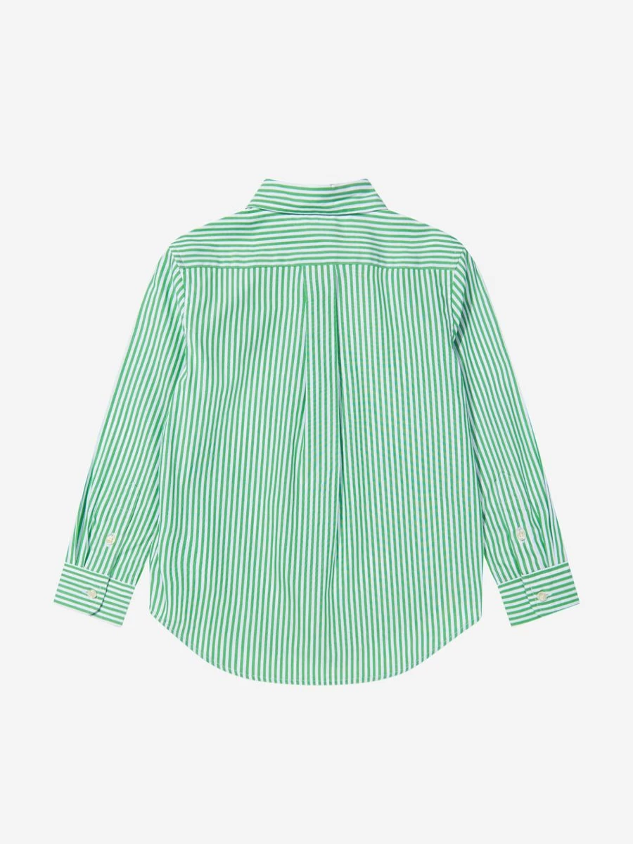 Ralph Lauren Kids Boys' Athletic Green Sports Shirt - Breathable Active Tee for Youth