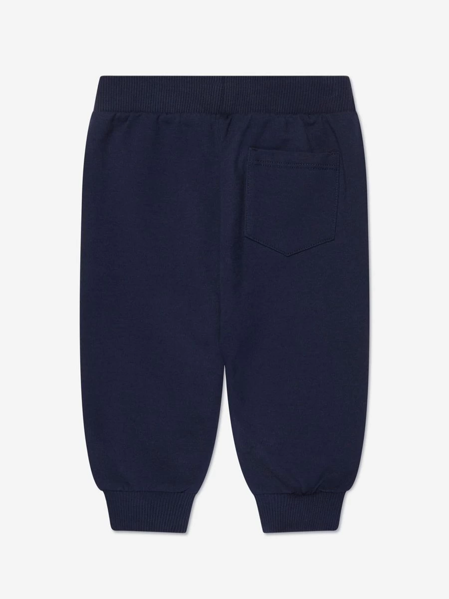 Versace Baby Boys Navy Logo Joggers Pants