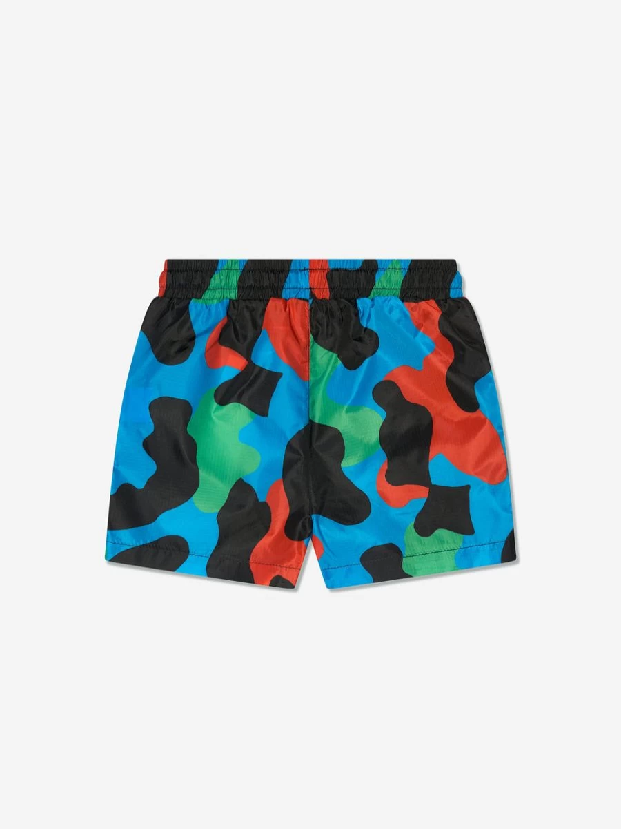 Stella McCartney Kids Boys' Multicolor Patterned Swim Shorts