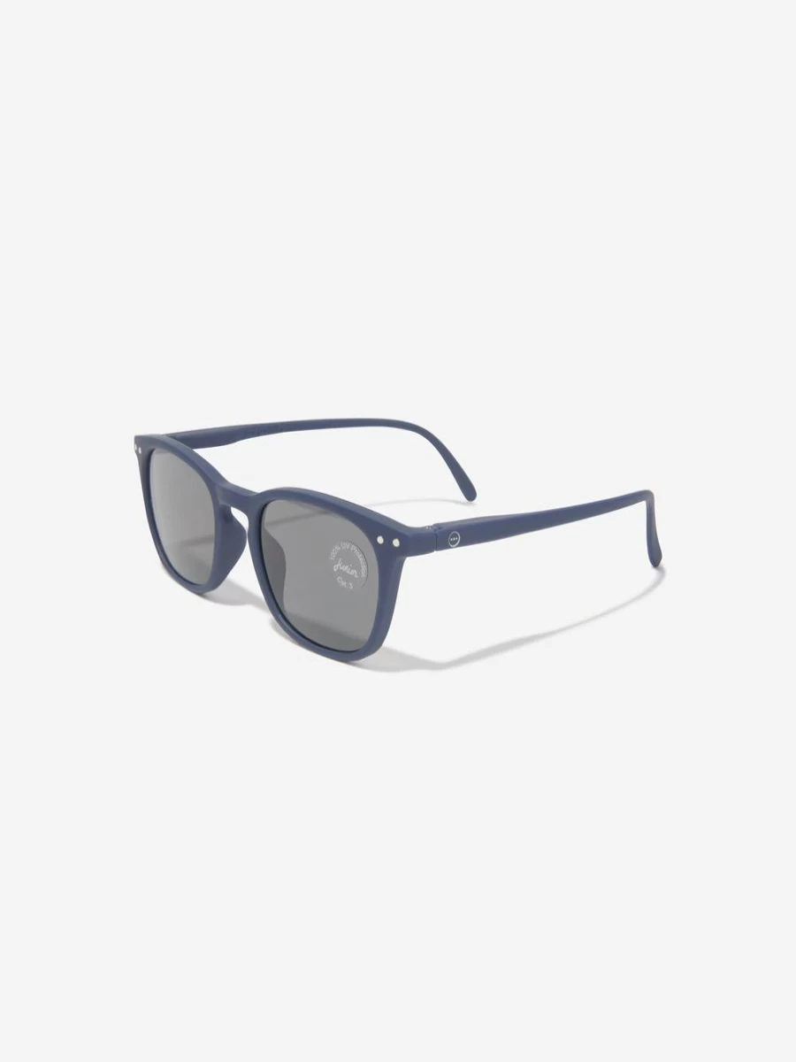 Izipizi Girls' Blue Trapeze Sunglasses – Kids' Iconic Fashion Eyewear