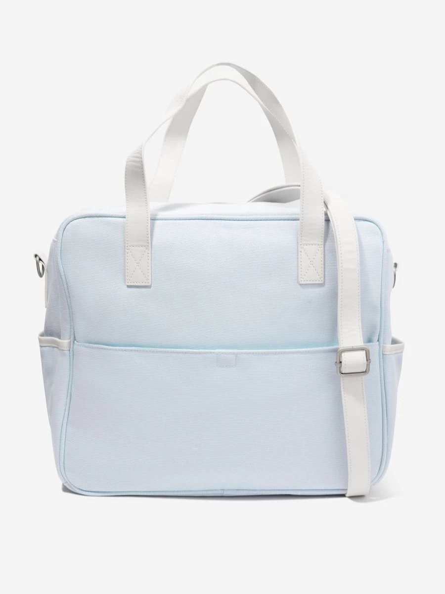KENZO KIDS Blue Baby Changing Bag for Girls - Stylish Diaper Tote with Logo
